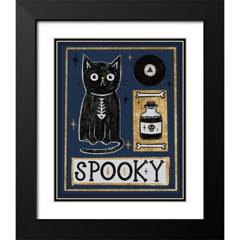 Frightfully Wicked III Dark Black Modern Wood Framed Art Print with Double Matting by Averinos, Melissa