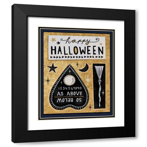 Frightfully Wicked VI Dark Black Modern Wood Framed Art Print with Double Matting by Averinos, Melissa