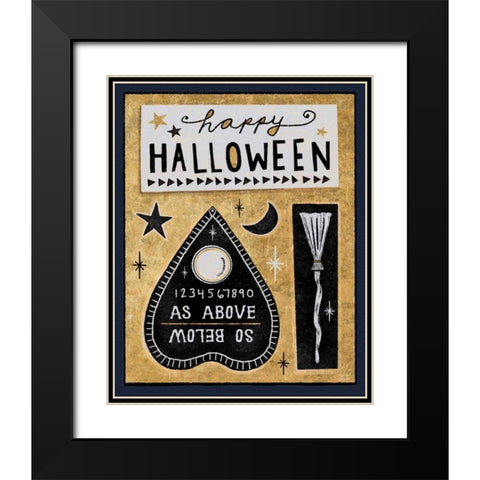 Frightfully Wicked VI Dark Black Modern Wood Framed Art Print with Double Matting by Averinos, Melissa