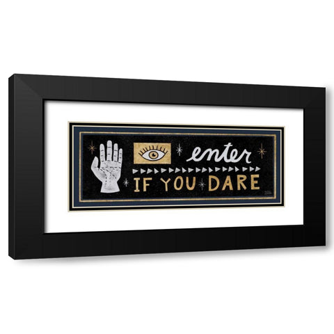 Frightfully Wicked VIII Dark Black Modern Wood Framed Art Print with Double Matting by Averinos, Melissa