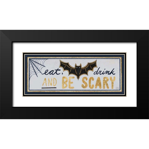 Frightfully Wicked IX Dark Black Modern Wood Framed Art Print with Double Matting by Averinos, Melissa