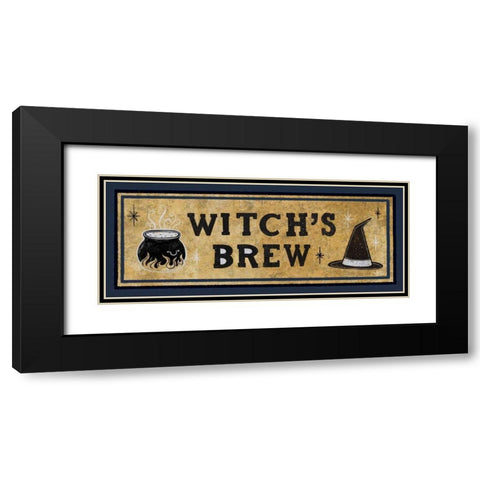 Frightfully Wicked X Dark Black Modern Wood Framed Art Print with Double Matting by Averinos, Melissa