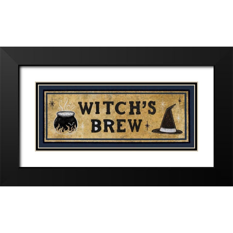 Frightfully Wicked X Dark Black Modern Wood Framed Art Print with Double Matting by Averinos, Melissa