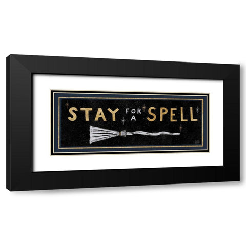 Frightfully Wicked XI Dark Black Modern Wood Framed Art Print with Double Matting by Averinos, Melissa