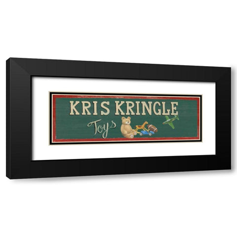 Holiday Moments VII v2 Black Modern Wood Framed Art Print with Double Matting by Wiens, James