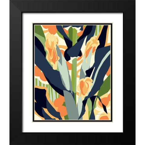 Sweet Corn Black Modern Wood Framed Art Print with Double Matting by Gallagher, Megan