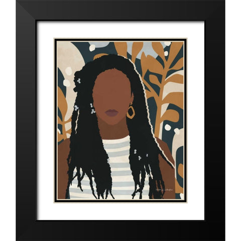 Modern Woman I Black Modern Wood Framed Art Print with Double Matting by Gallagher, Megan