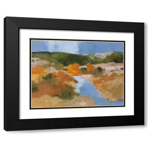 Autumn in the West Black Modern Wood Framed Art Print with Double Matting by Purinton, Julia