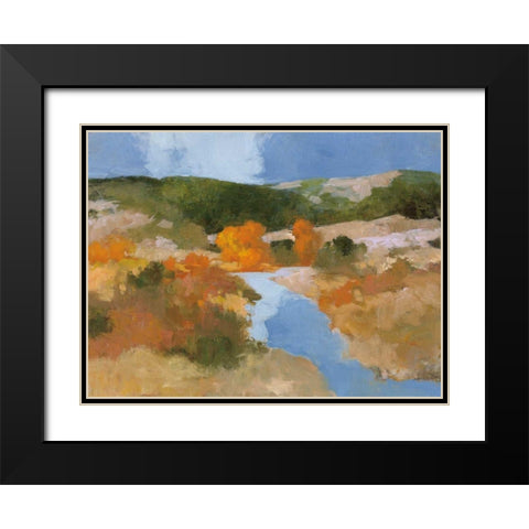 Autumn in the West Black Modern Wood Framed Art Print with Double Matting by Purinton, Julia