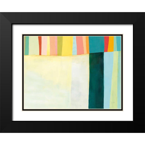 Twelve Bar I Black Modern Wood Framed Art Print with Double Matting by Davies, Jane