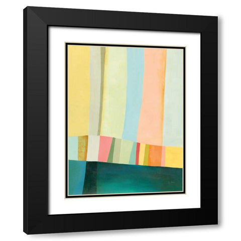 Twelve Bar II Black Modern Wood Framed Art Print with Double Matting by Davies, Jane