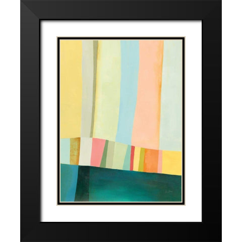 Twelve Bar II Black Modern Wood Framed Art Print with Double Matting by Davies, Jane