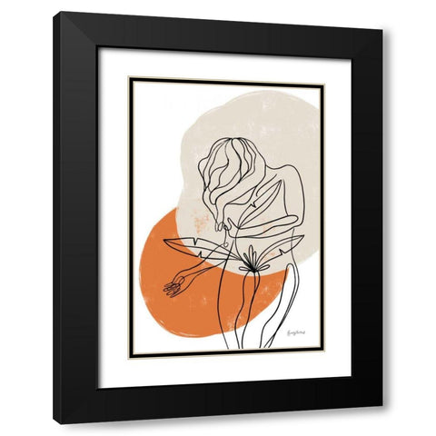 Planted II Black Modern Wood Framed Art Print with Double Matting by Thorns, Becky