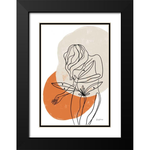 Planted II Black Modern Wood Framed Art Print with Double Matting by Thorns, Becky