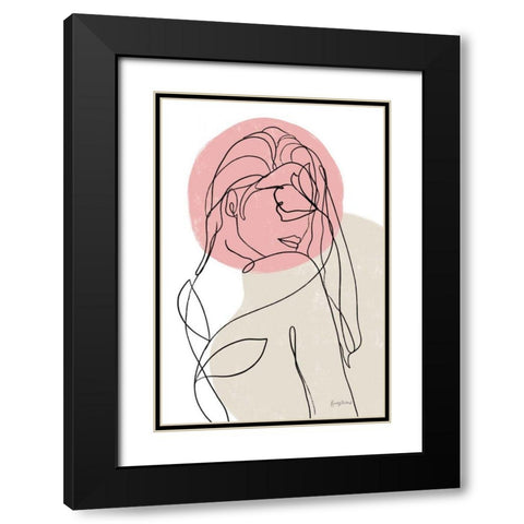 Planted III Black Modern Wood Framed Art Print with Double Matting by Thorns, Becky