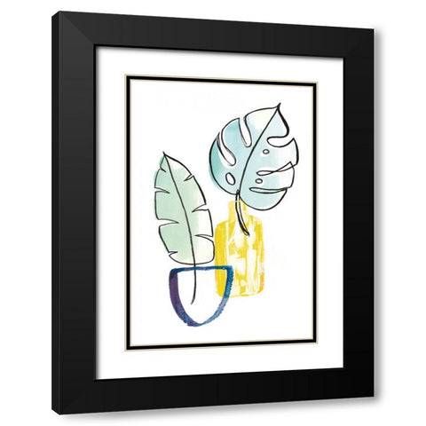 Vase Phase III Black Modern Wood Framed Art Print with Double Matting by Schlabach, Sue
