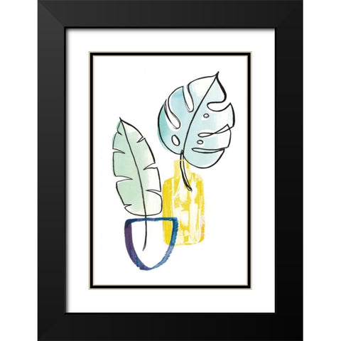 Vase Phase III Black Modern Wood Framed Art Print with Double Matting by Schlabach, Sue