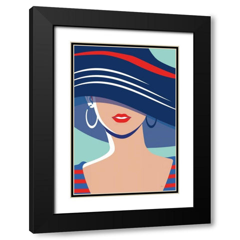 Beach Chic III Black Modern Wood Framed Art Print with Double Matting by Escalante, Omar