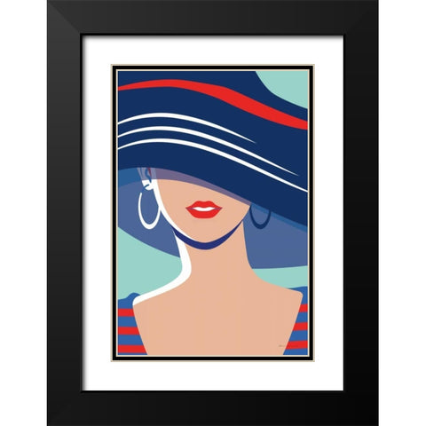 Beach Chic III Black Modern Wood Framed Art Print with Double Matting by Escalante, Omar