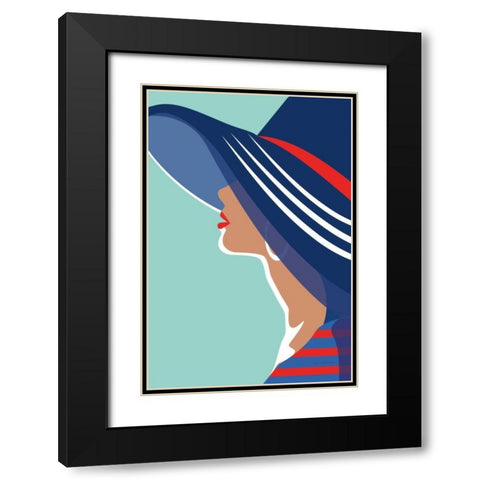 Beach Chic IV Black Modern Wood Framed Art Print with Double Matting by Escalante, Omar