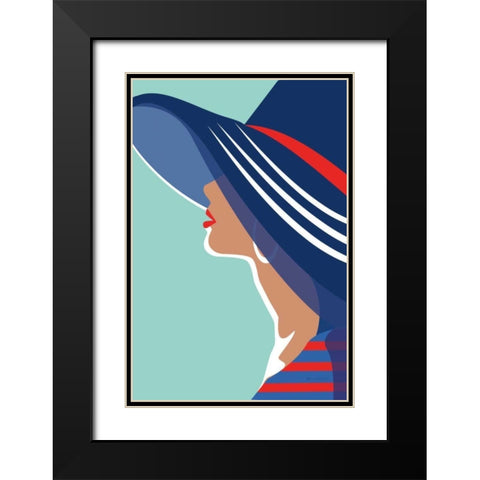 Beach Chic IV Black Modern Wood Framed Art Print with Double Matting by Escalante, Omar