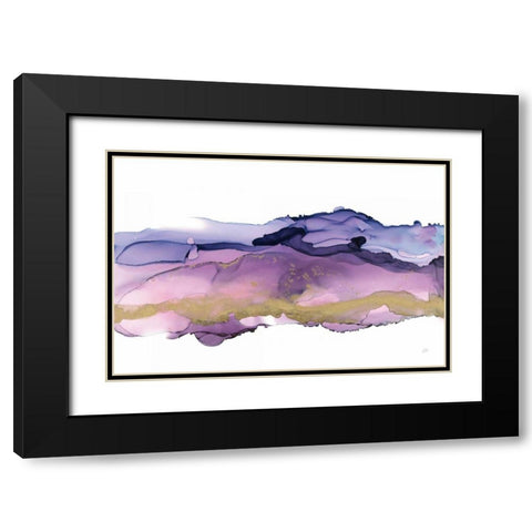 Coastal Ink III Black Modern Wood Framed Art Print with Double Matting by Paschke, Chris