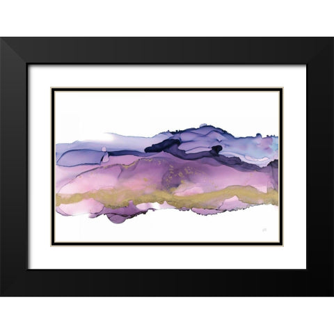 Coastal Ink III Black Modern Wood Framed Art Print with Double Matting by Paschke, Chris