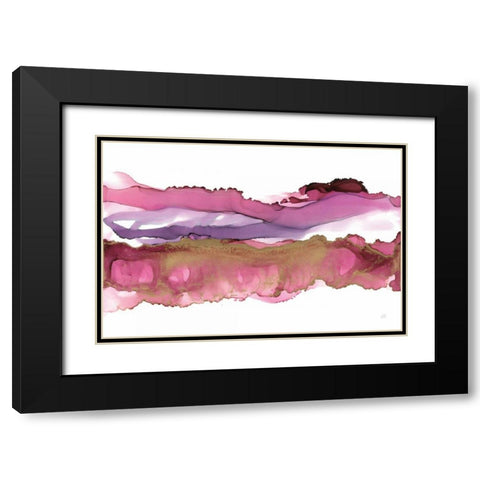 Coastal Ink V Black Modern Wood Framed Art Print with Double Matting by Paschke, Chris