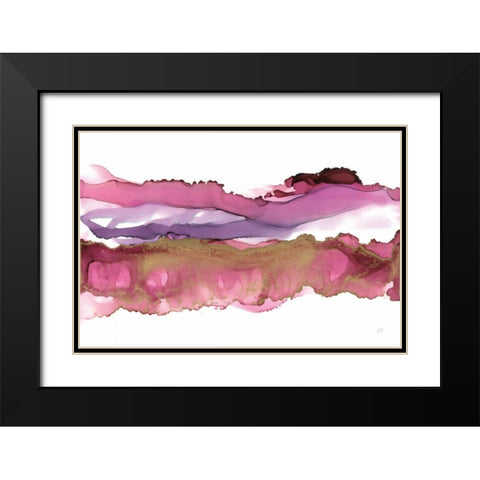 Coastal Ink V Black Modern Wood Framed Art Print with Double Matting by Paschke, Chris