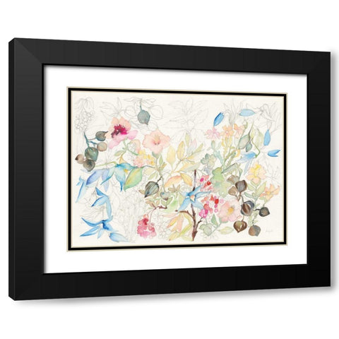 Hopeful Spring Black Modern Wood Framed Art Print with Double Matting by Rice, Kristy