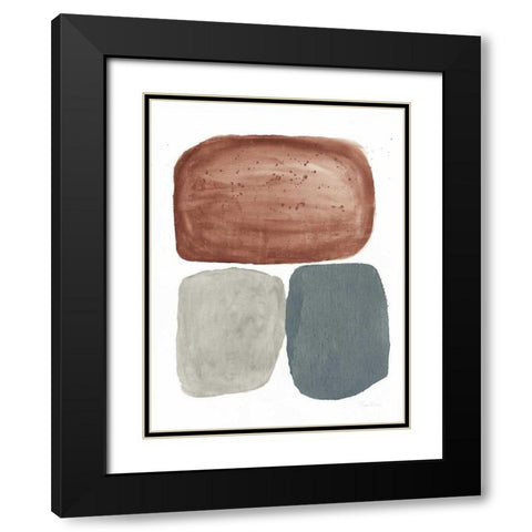 Dark Graystone Black Modern Wood Framed Art Print with Double Matting by Rhue, Piper