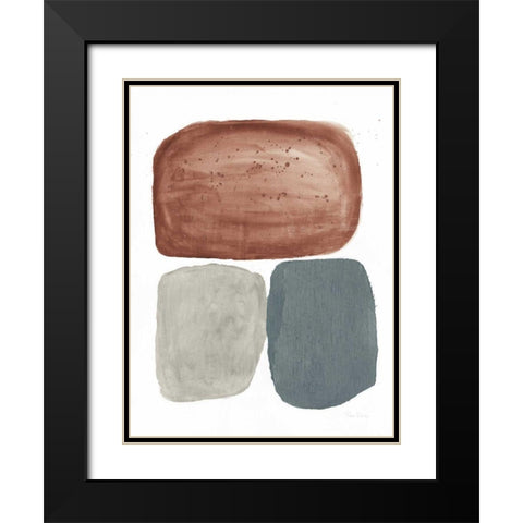 Dark Graystone Black Modern Wood Framed Art Print with Double Matting by Rhue, Piper