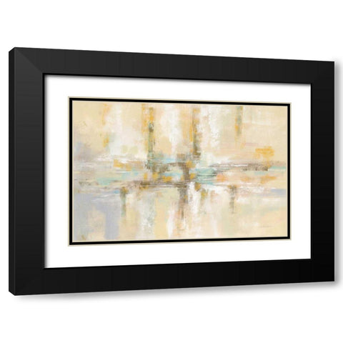 Winter Fjord Black Modern Wood Framed Art Print with Double Matting by Vassileva, Silvia