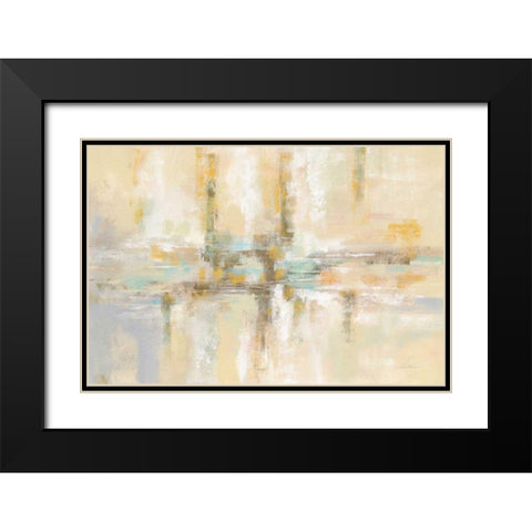 Winter Fjord Black Modern Wood Framed Art Print with Double Matting by Vassileva, Silvia