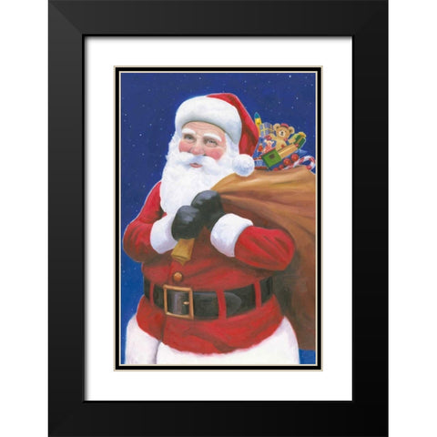 James Santa Black Modern Wood Framed Art Print with Double Matting by Wiens, James
