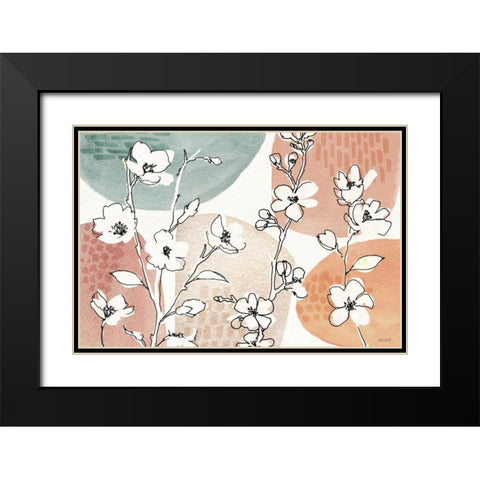Soft Figures I Black Modern Wood Framed Art Print with Double Matting by Tavoletti, Anne