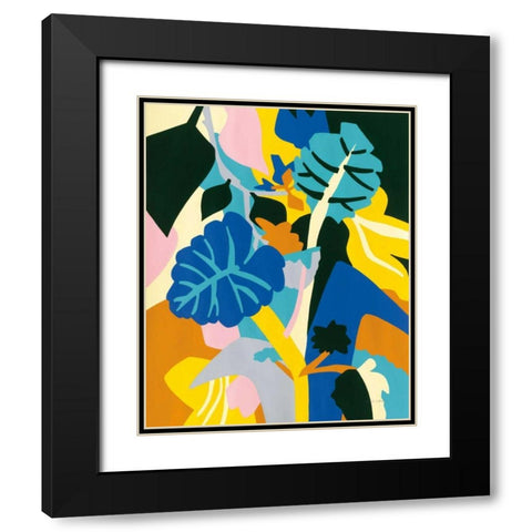 Balmy Day Black Modern Wood Framed Art Print with Double Matting by Gallagher, Megan