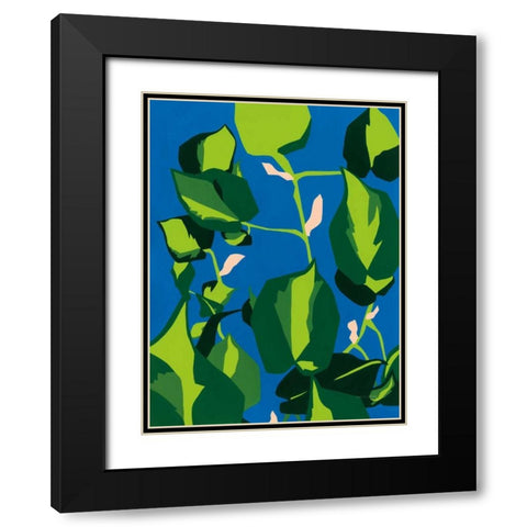 Zest for Life Black Modern Wood Framed Art Print with Double Matting by Gallagher, Megan