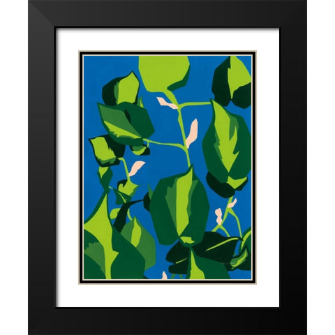 Zest for Life Black Modern Wood Framed Art Print with Double Matting by Gallagher, Megan