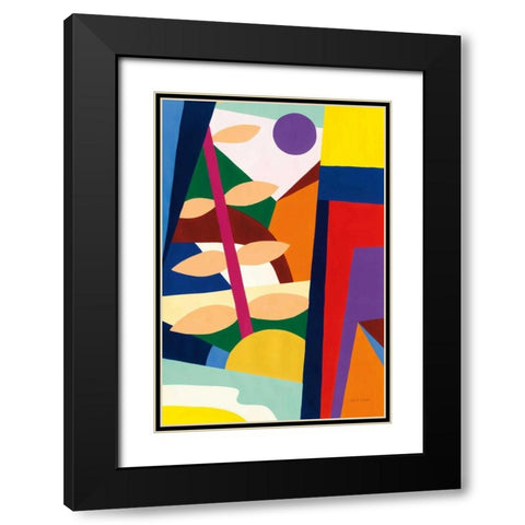 Wake Up and Be Bold Black Modern Wood Framed Art Print with Double Matting by Gallagher, Megan