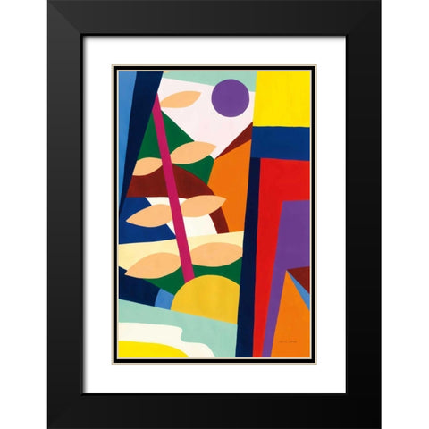 Wake Up and Be Bold Black Modern Wood Framed Art Print with Double Matting by Gallagher, Megan