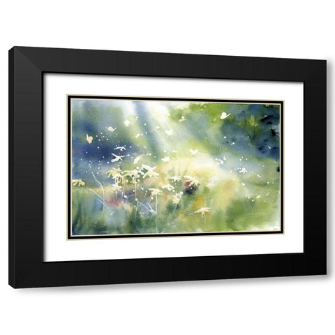 Landscape Light Black Modern Wood Framed Art Print with Double Matting by Pete, Katrina