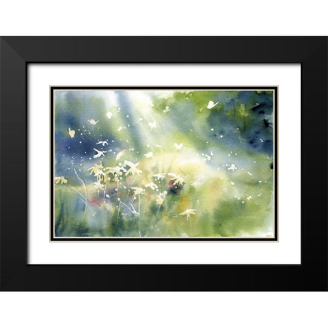 Landscape Light Black Modern Wood Framed Art Print with Double Matting by Pete, Katrina