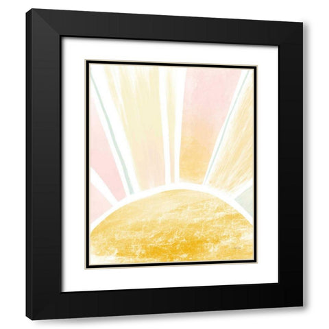 My Sunshine Black Modern Wood Framed Art Print with Double Matting by Pete, Katrina