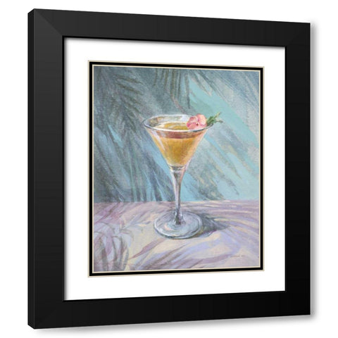 Happy Hour I Black Modern Wood Framed Art Print with Double Matting by Nai, Danhui