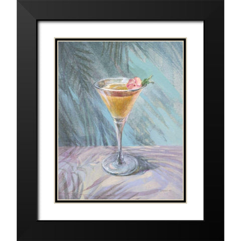Happy Hour I Black Modern Wood Framed Art Print with Double Matting by Nai, Danhui