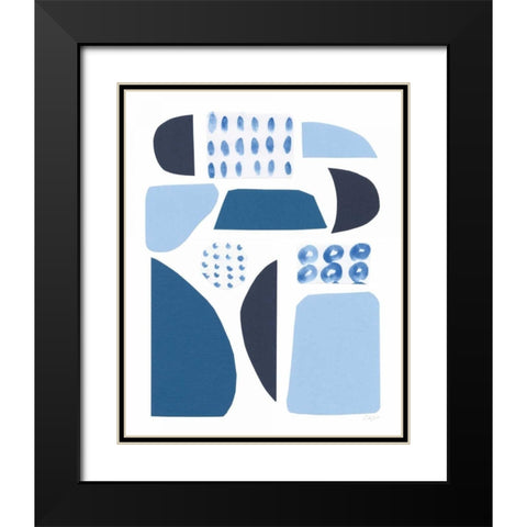 Cozy Cottage II Black Modern Wood Framed Art Print with Double Matting by Prahl, Courtney