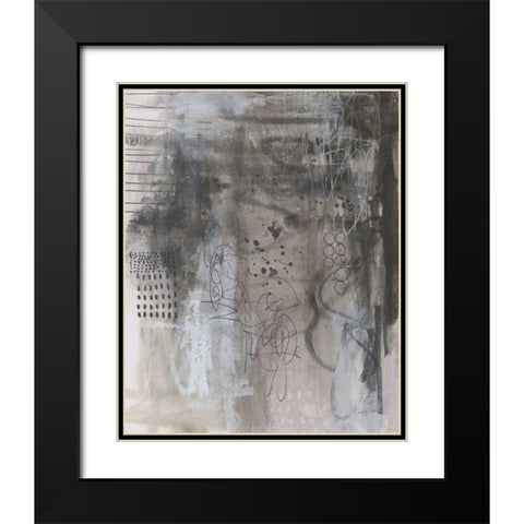 Gray Matter I Black Modern Wood Framed Art Print with Double Matting by Prahl, Courtney