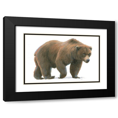 Northern Wild I Black Modern Wood Framed Art Print with Double Matting by Wiens, James