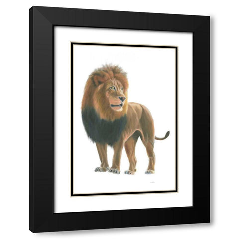 Wild and Free I Black Modern Wood Framed Art Print with Double Matting by Wiens, James